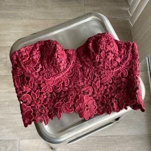 Urban Outfitters Kimchi Blue Cropped Corset Top